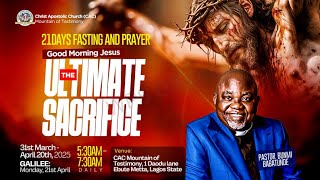 GOOD MORNING JESUS || DAY 12 || THE ULTIMATE SACRIFICE || 11/04/2025 || PASTOR BUNMI BABATUNDE