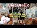 Earrings at just 50/- each | Numaish 2026 | Suits sarees, dresses, westernwear | Bangles | Clips