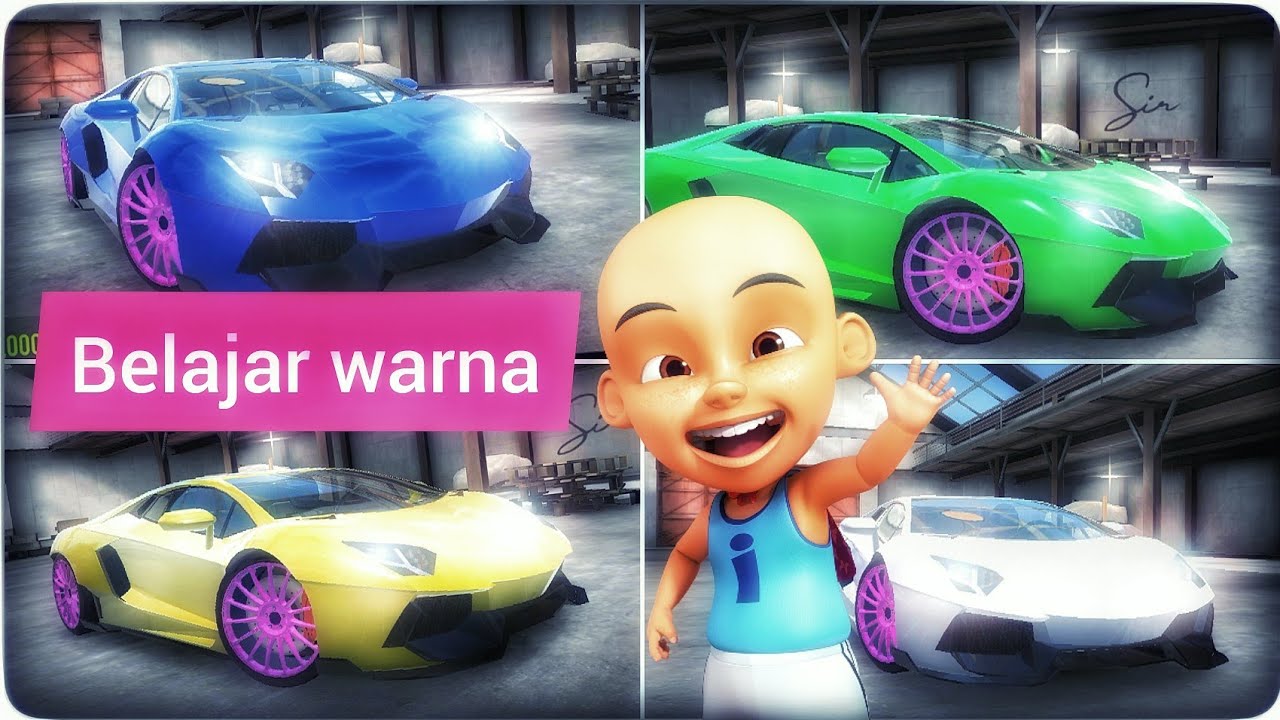  Kartun  edukasi belajar mengenal warna  dengan mainan mobil  