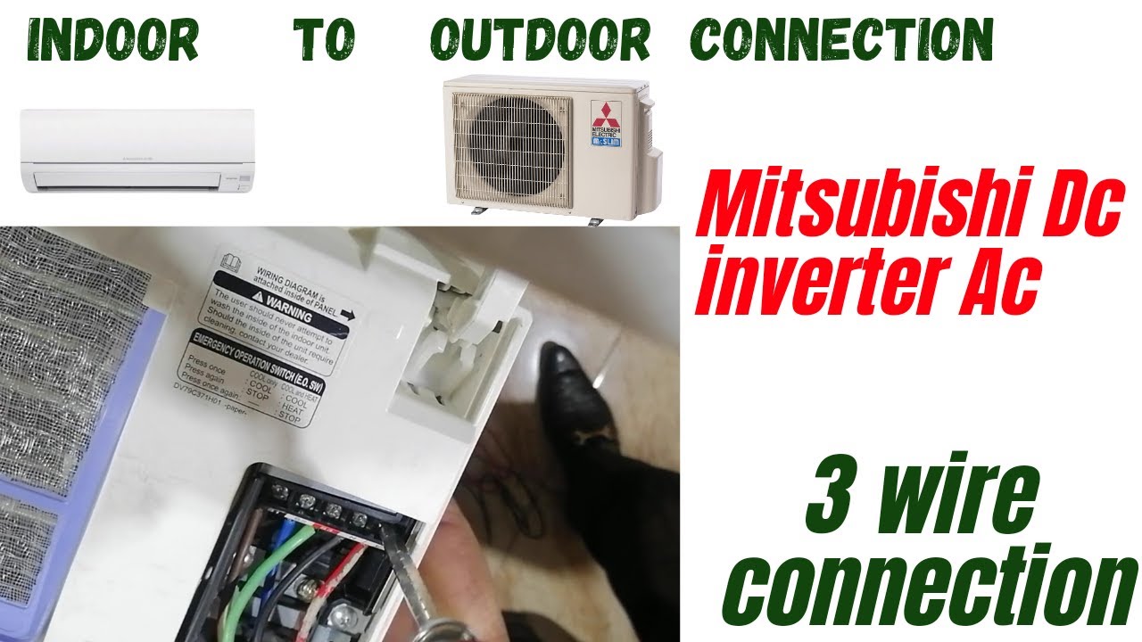 Mitsubishi ac Connection, Ac Connection, indoor to outdoor connection ...