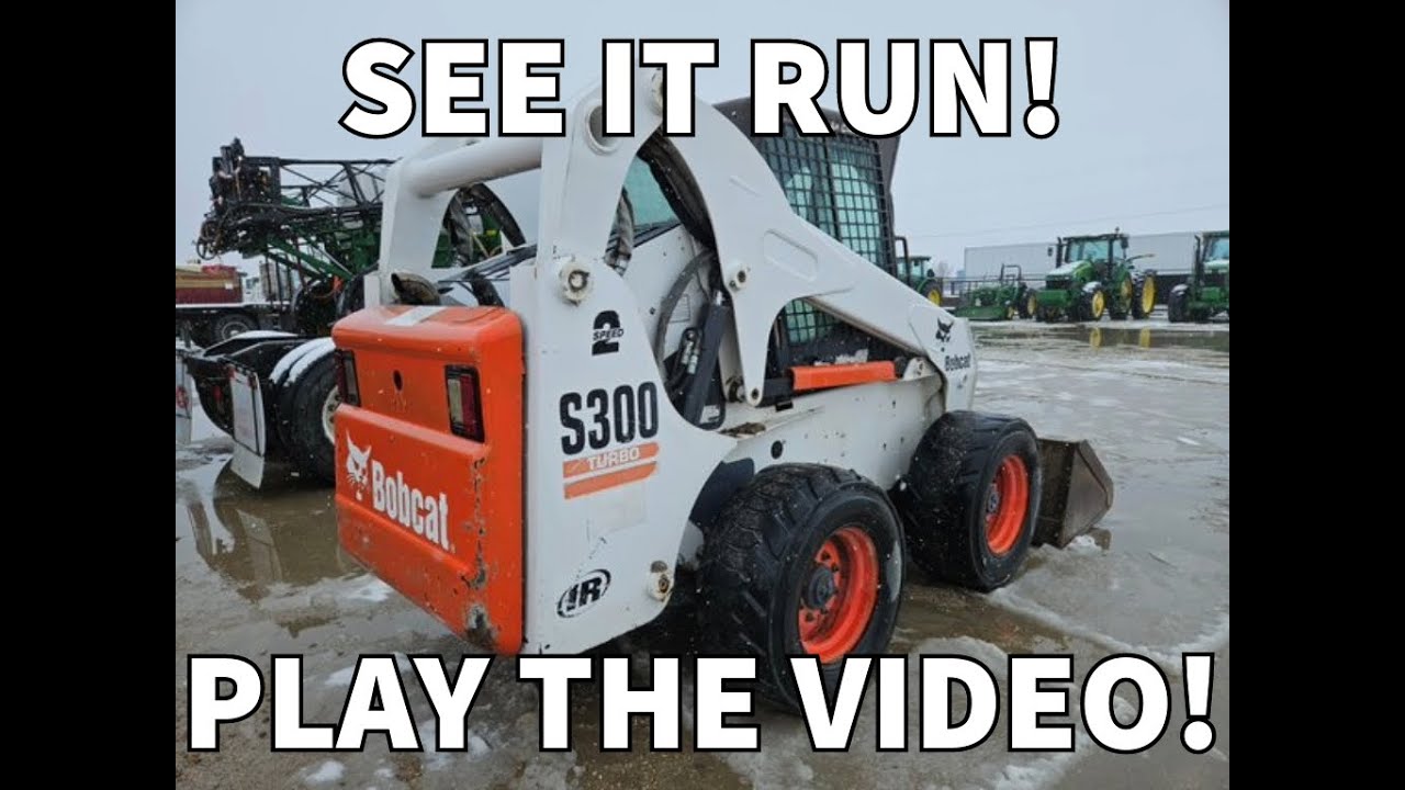 3700 • Bobcat S300 Turbo Skid Steer YouTube