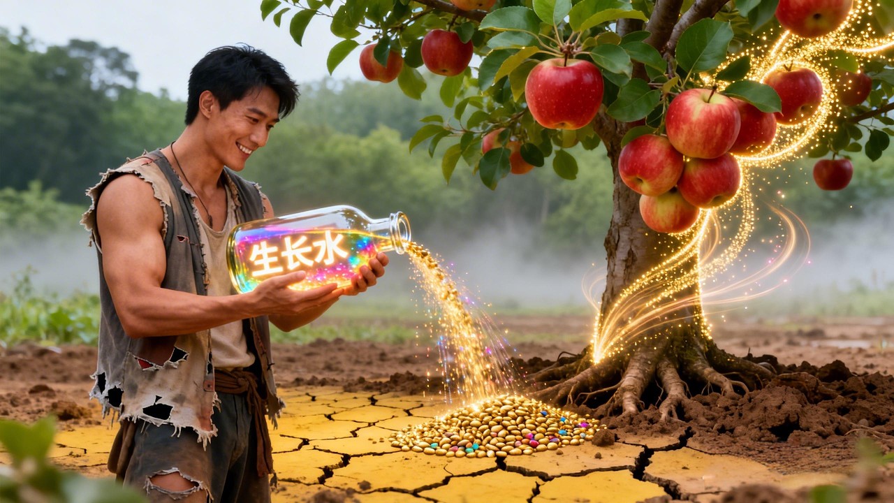 【新劇完結】🔥 枯萎苹果树竟神秘復活？我靠種子空間帶村民致富