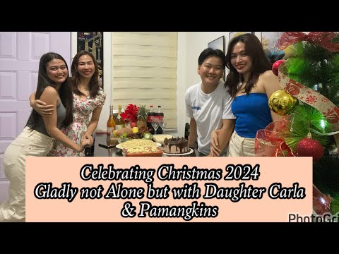 Christmas 2024 Celebrating Gladly not Alone but With My Daughter Carla And Pamangkins