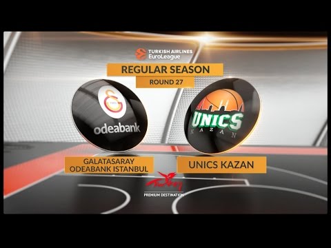 Highlights: Galatasaray Odeabank Istanbul-Unics Kazan