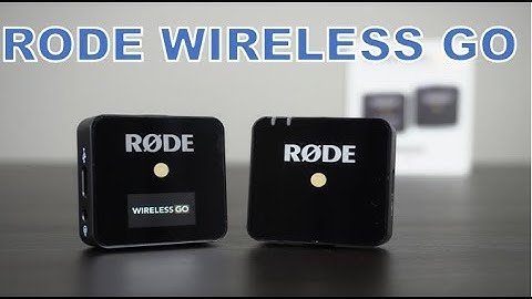 Rode Wireless Go Microphone Unboxing with Audio Tests