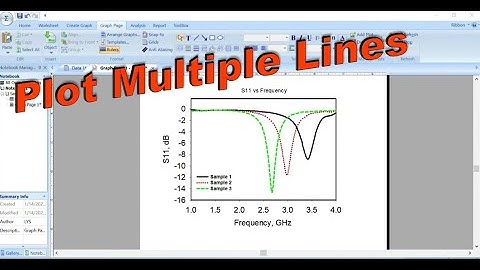 How to Plot Multiple Lines using SigmaPlot