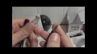 Camera Foscam com Domo TUTORIAL externo de proteção para camera de segurança