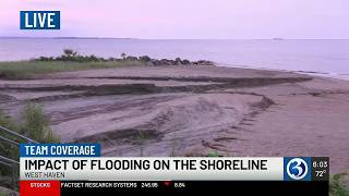 Download lagu VIDEO: Impact of flooding at West Haven beach