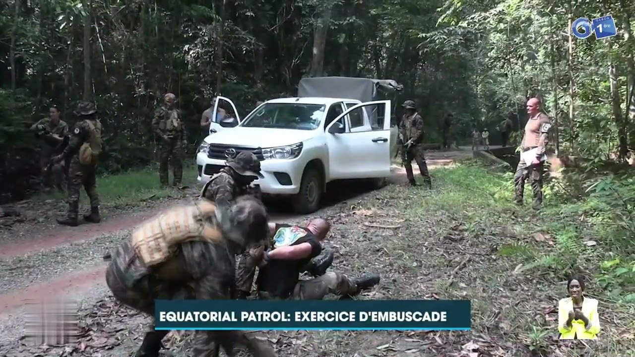 Equatorial Patrol: exercice d'embuscade.