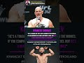 Khamzat Shows Respect to Strickland 🤝🔥 #ufc