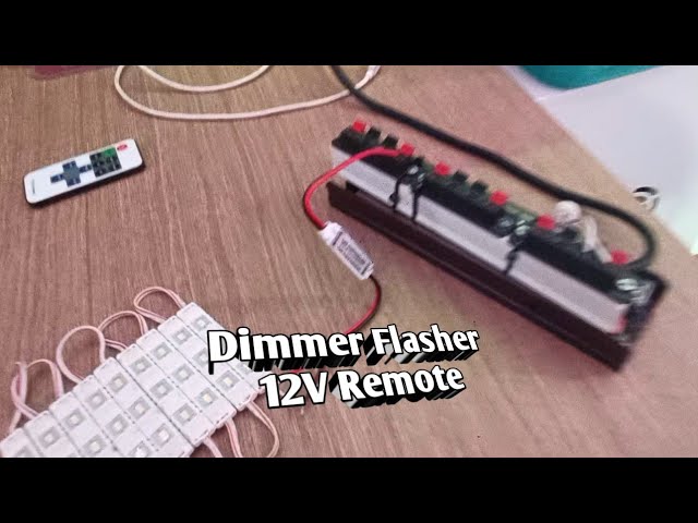 Dimmer Flasher 12V Remote