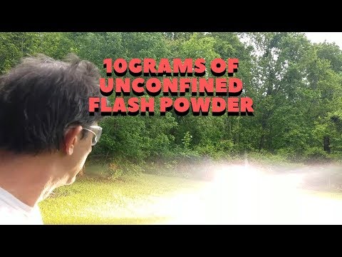 10g Homemade Flash Unconfined