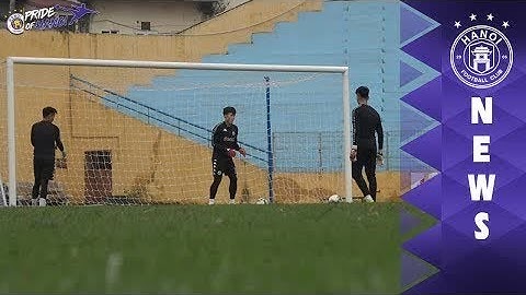 Quang Hải, Bùi Tiến Dũng tập luyện bình thường trong buổi tập chiều 4/4 của CLB Hà Nội | HANOI FC #