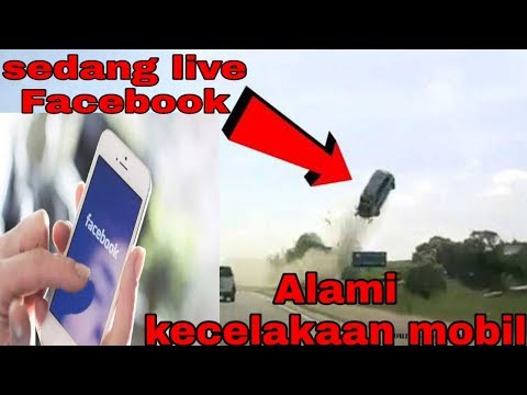 Viral, cewe live di FB alamai kecelakaan mobil