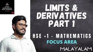 Limits And Derivatives - Part 1 | HSE Plus One Mathematics | Focus Area | Right & Left Hand Limits