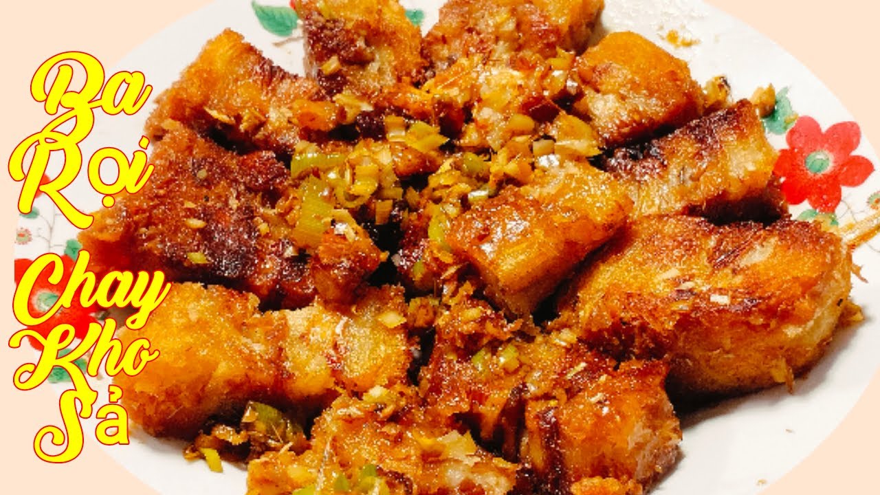 Cách Làm BA RỌI CHAY KHO SẢ Ớt Sa Tế,Ngon Xuất Sắc,Chay Huệ Hoàng Vlog ...