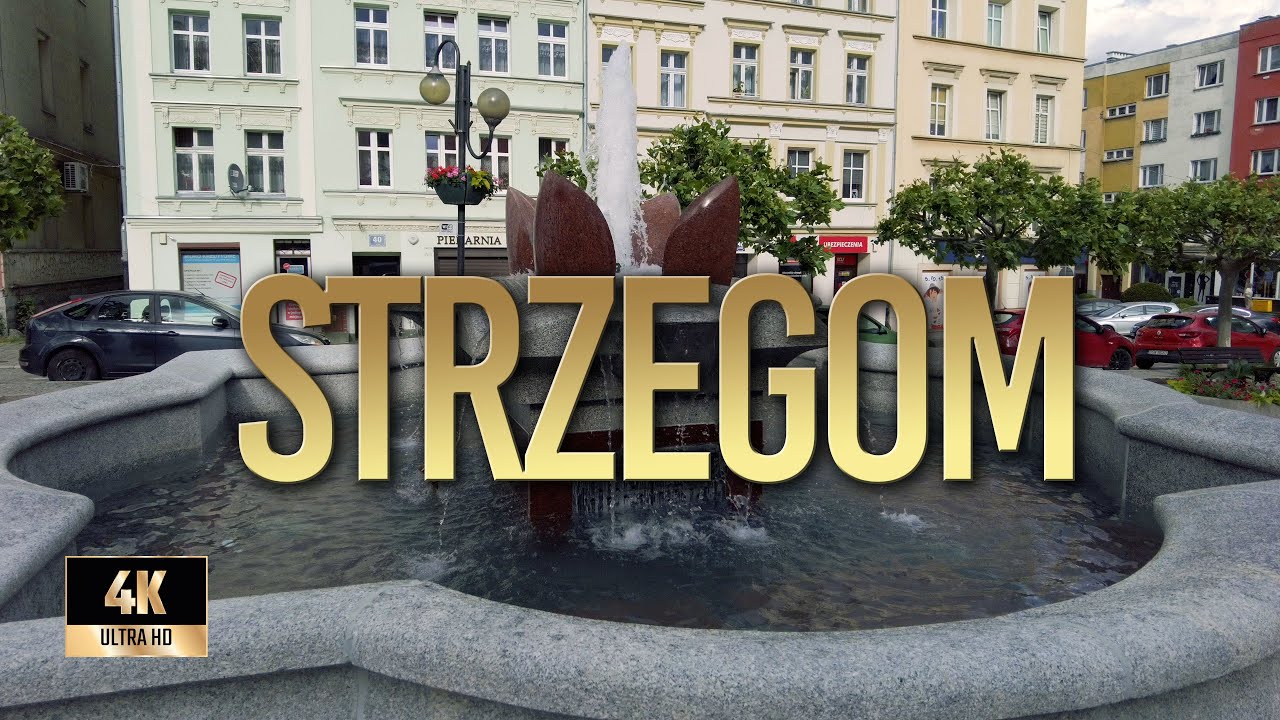 Strzegom | Wiosna 2022 | Spacer Strzegom | Binaural Audio 🎧 [4k]