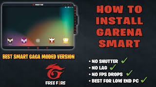HOW TO INSTALL GARENA SMART | BEST MODIFIED  FREE FIRE VERSION | NO LAG | CDN FLUID screenshot 1