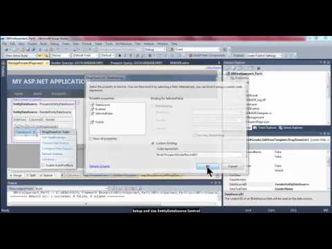 Setup EntityDataSource with GridView Part 3