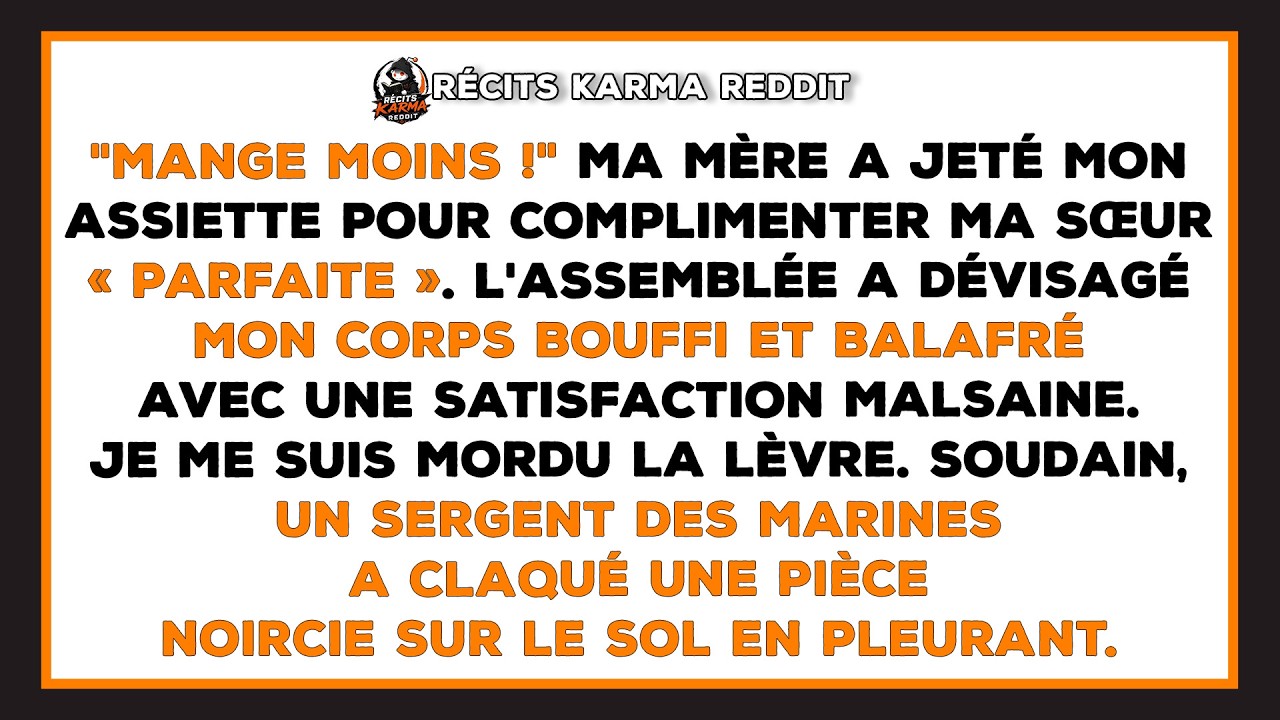 Le soir où ma mère a poussé mon assiette à travers la table en chêne, devant cinquante invités, elle croyait encore que j’allais encaisser en silence. Elle a crié sur mon corps, sur mes...
