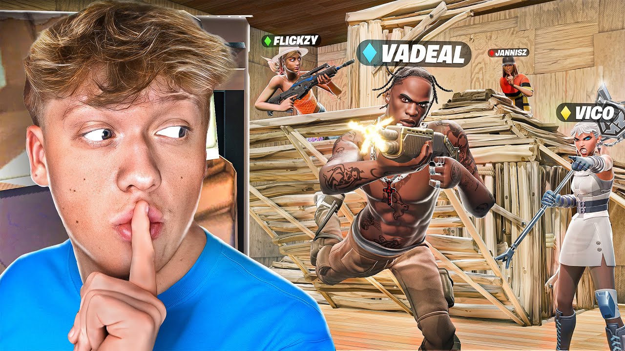 7 FORTNITE PROS ⇨ 50 MINIGAMES