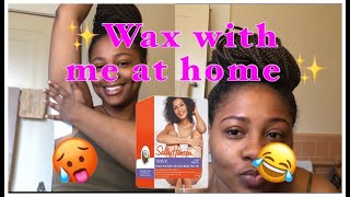 I Gave Myself A Wax For The First Time Under 10
