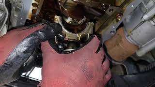 Replace connecting rod bearings with engine in car.  3.0L V6 Mitsubishi