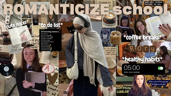 HOW TO ROMANTICIZE SCHOOL (Rory Gilmore Dream) enjoy school & become the BEST student you can be