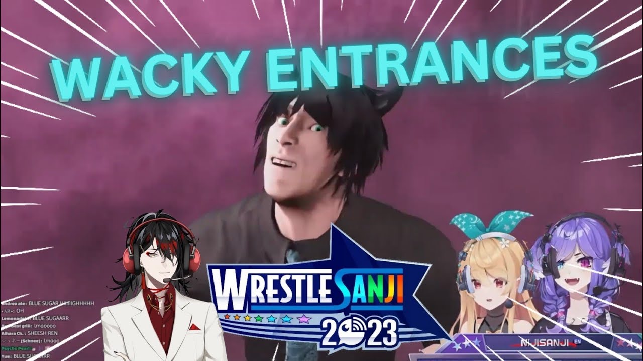 All Day 1 #WrestleSanji2023 Entrances! (NIJISANJI EN)