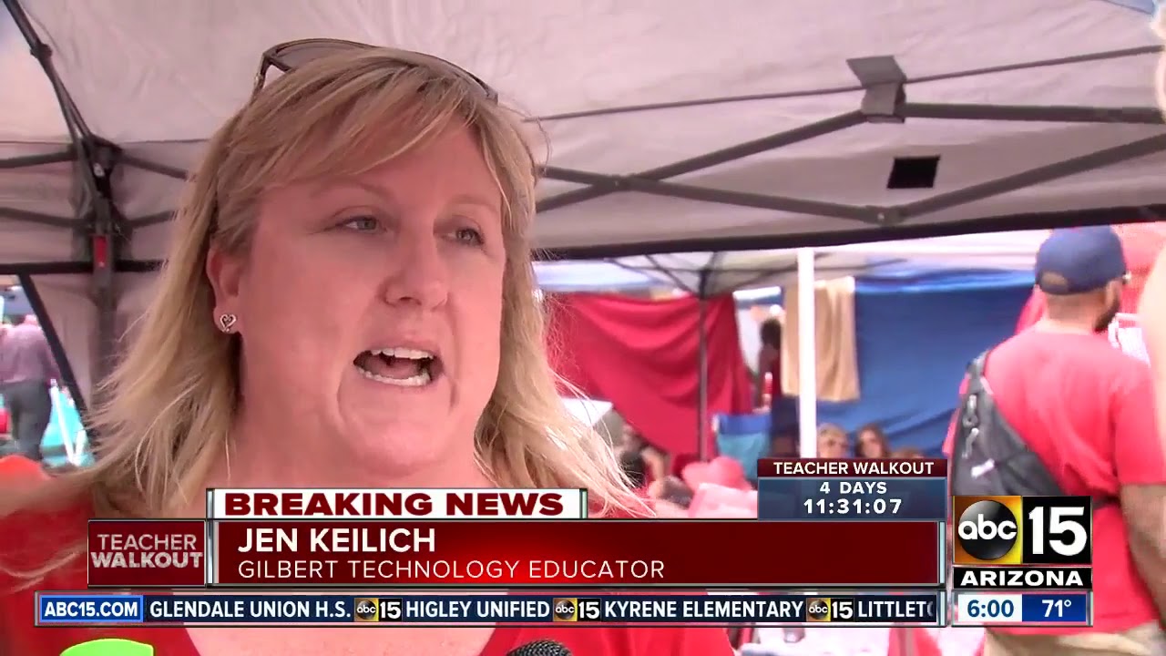 Arizona Teacher Walkout: Red for Ed leaders say they'll return to class Thursday if budget passes