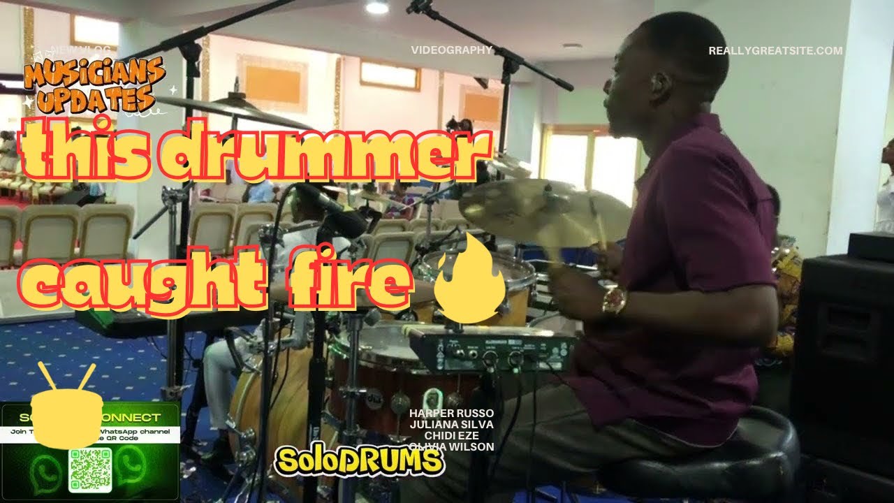Hottest Drumcam Session 🔥🥁 | Explosive Live Drumming at Potters City Worship 