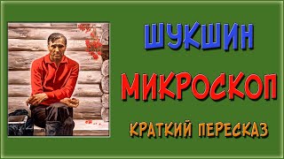 Микроскоп. Краткое содержание