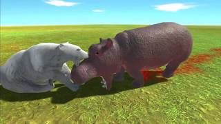 Polar Bear Vs Hippo Animal Revolt Battle Simulator
