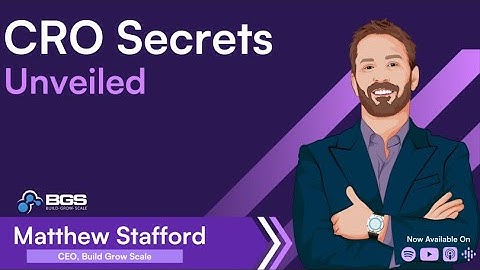How to Transform Your eCommerce Business from Surviving to Thriving with CRO Mastery → Matt Stafford