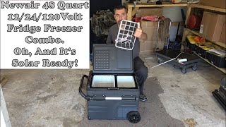 EUHOMY 12 Volt Refrigerator, 37QT(35L) Electric Cooler, Portable Freezer 12VDC 100-240V AC.