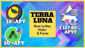 TERRA LUNA - Stable Coin Heaven!! An Easy to Follow Guide.