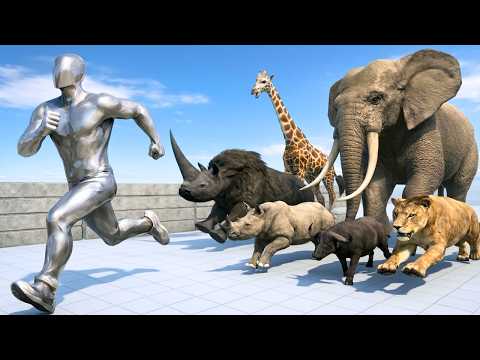 FPS Avatar Escape Animals Difficult Parkour Challenge | ARBS