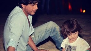 Shah Rukh Khan is shocked to see AbRam play with cars