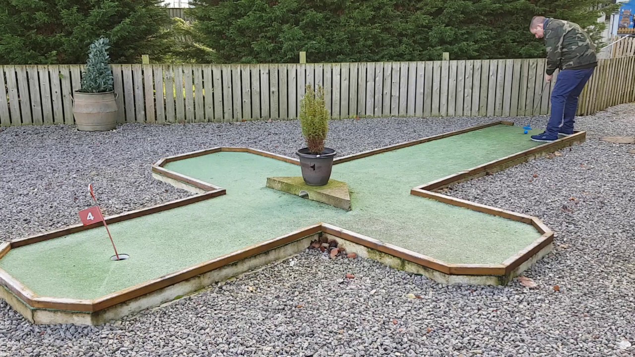 Crazy Golf at the Yorkshire Ice Cream Farm in Hatfield, Doncaster