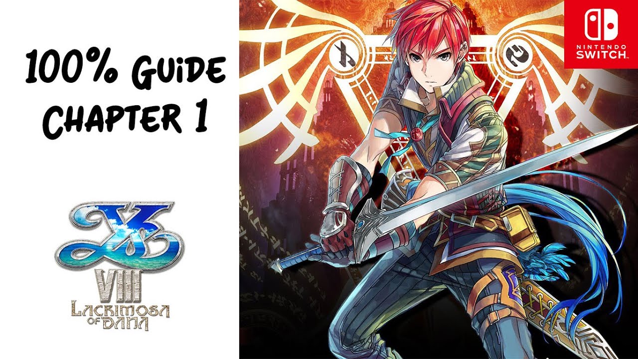 Ys VIII: Lacrimosa of DANA - 100% Walkthrough | Chapter 1 : The Isle of Seiren