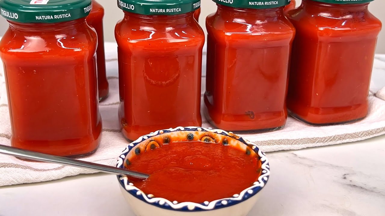 Томатный соус от бабушки 🍅 Томатная паста на зиму 100% натуральная. Идеально для пасты и пиццы.