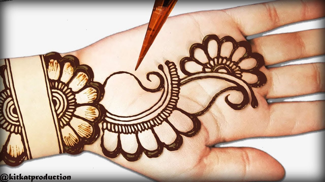 Latest Mehndi Designs For Kids Beautiful And Stylish Babies Designs For Hands Easy Designs Youtube