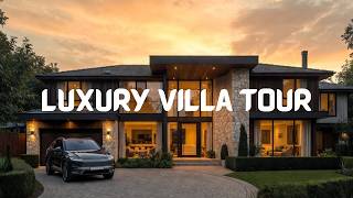 Luxury Dream House Tour 4K | Modern Villa Exterior, Pool & Interior Design