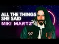 All The Things She Said Miki Martz All The Things She Said Miki Martz