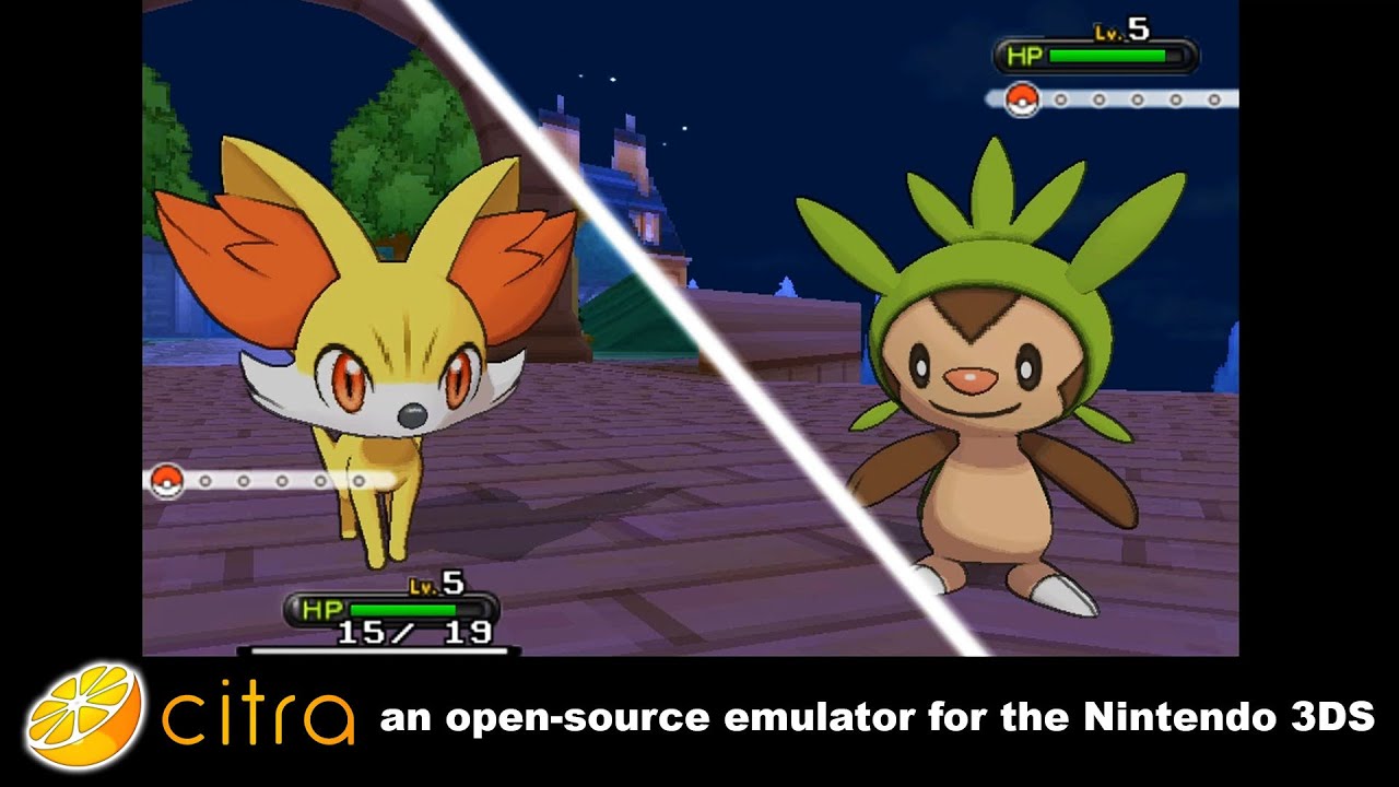 Citra 3DS Emulator Pokémon X / Y Ingame! resolution + audio - YouTube