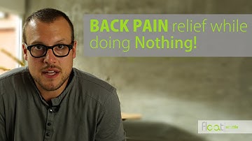 Back Pain Relief While Doing Nothing