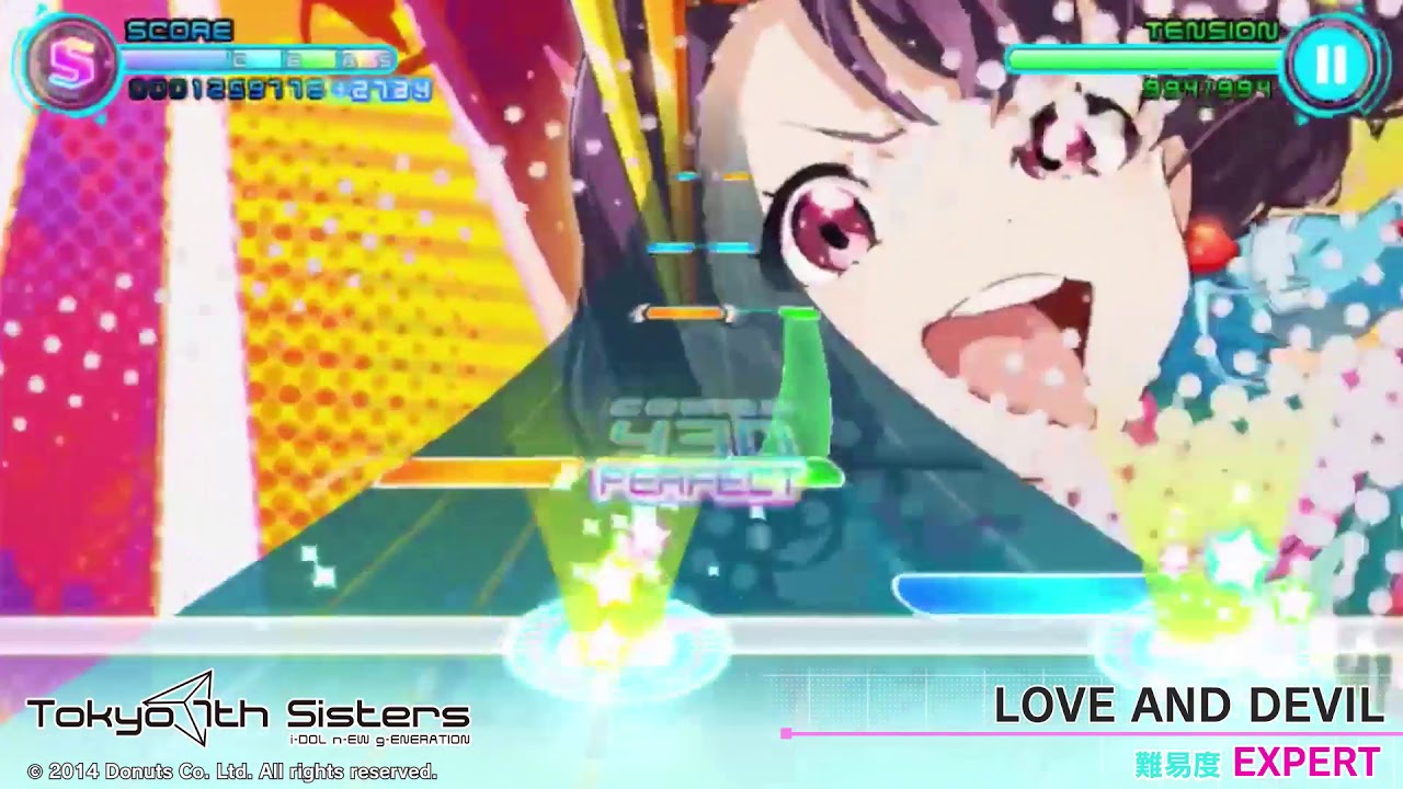 公式】『LOVE AND DEVIL』4U（難易度: EXPERT）【ナナシス プレイ動画