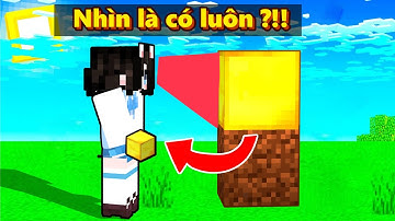 Minecraft Nhưng Bạn Sẽ Có Tất Cả Mọi Thứ Nếu Bạn Nhìn Vào Chúng