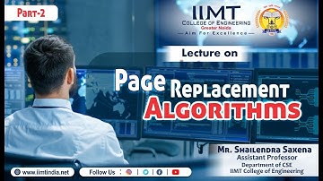 Page Replacement Algorithms | Computer Science & Engineering | IIMT Group of Colleges Greater Noida
