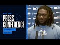 Myles Adams Press Conference Post Preseason Game #3- Aug 26